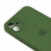 Оригінальний силіконовий чохол для iPhone 11 Темно Зелений FULL (SQUARE SHAPE) Оригінальний силіконовий чохол для iPhone 11 Темно Зелений FULL (SQUARE SHAPE)