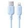 Кабель USB Baseus Silky Series Lightning 2.4A (P1037770) Blue 1m