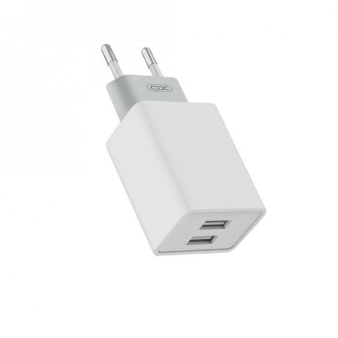Сетевое зарядное устройство XO L65 2.4A/2USB White