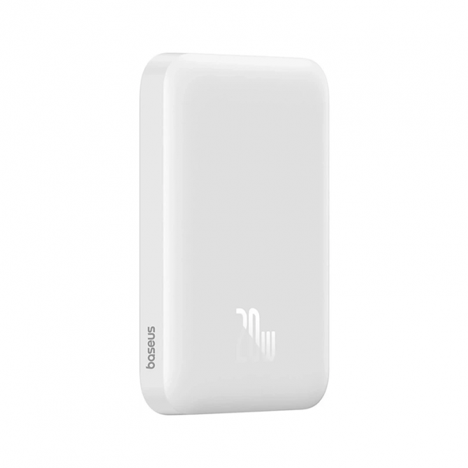 Дополнительная батарея Baseus Magnetic Mini Air Wireless Fast Charge (6000mAh) 20W Stellar White-3