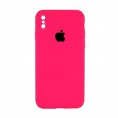 Силіконовий чохол для iPhone X/Xs Неоново Рожевий FULL (SQUARE SHAPE) Силіконовий чохол для iPhone X/Xs Неоново Рожевий FULL (SQUARE SHAPE)