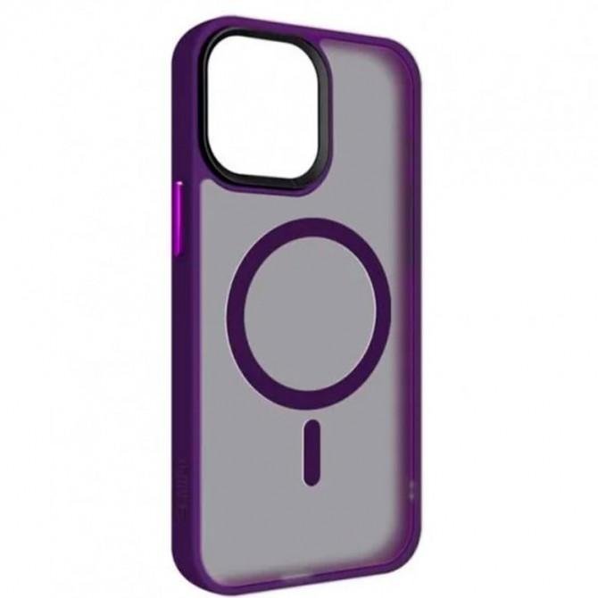 Чохол Pjur with Magsafe for iPhone 15 Purple