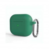Чохол U-Like Silicone Protective Case For Airpods 3 Slim + Lock Shiny Green Чохол U-Like Silicone Protective Case For Airpods 3 Slim + Lock Shiny Green