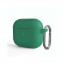Чехол U-Like Silicone Protective Case For Airpods 3 Slim + Lock Shiny Green