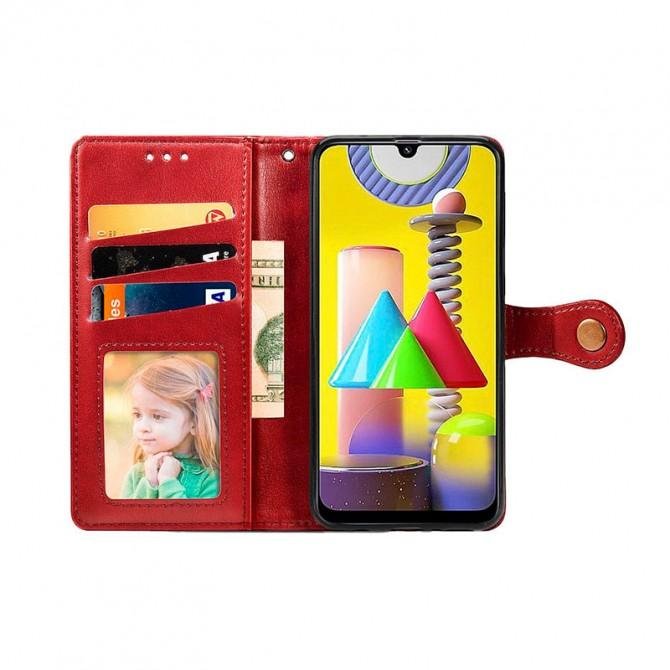 Чехол-книжка GETMAN Gallant for Oppo A96 Red-1