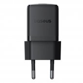 Сетевое зарядное устройство 1USB + Type-C Baseus Palm Fast Charger 20W EU Cluster Black