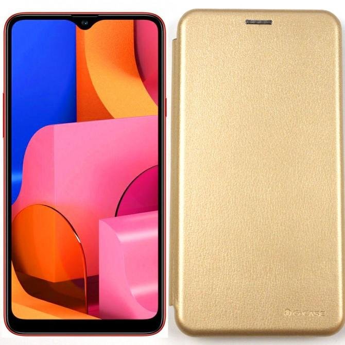 Чохол книжка U-Like Best для Samsung A207 Galaxy A20s 2019 Золотий