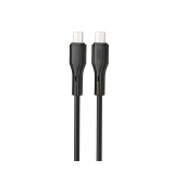 Кабель XO NBQ239A PD Zeus series Type-C to Type-C 60W 1m Black