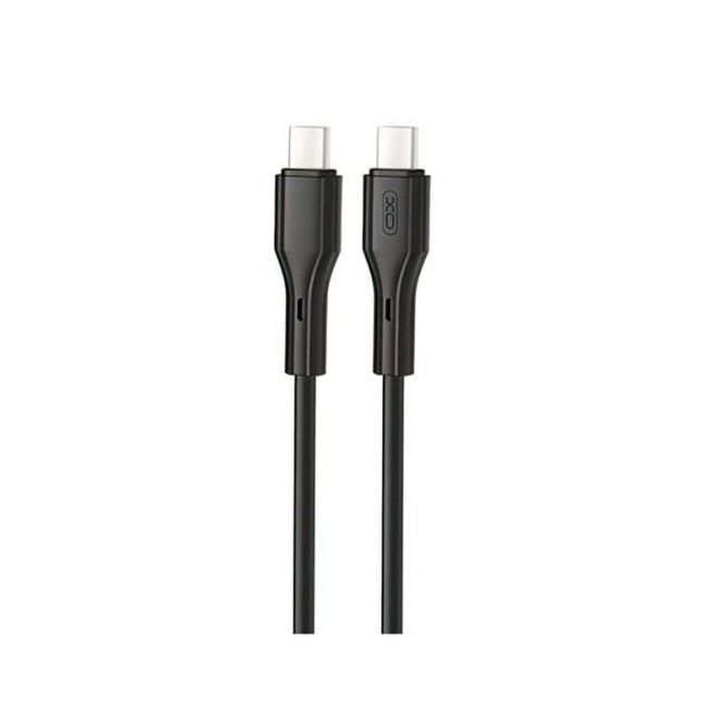 Кабель XO NBQ239A PD Zeus series Type-C to Type-C 60W 1m Black