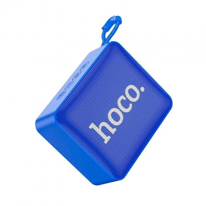 Колонка Hoco BS51 Gold brick sports Blue-1