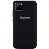 Оригинальный силиконовый чехол Realme C11 2021 Black
