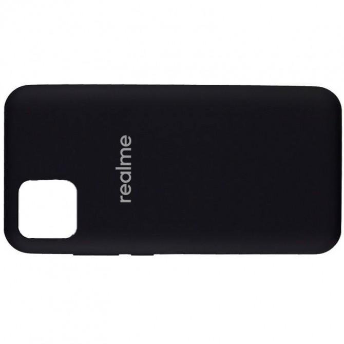 Оригинальный силиконовый чехол Realme C11 2021 Black-1