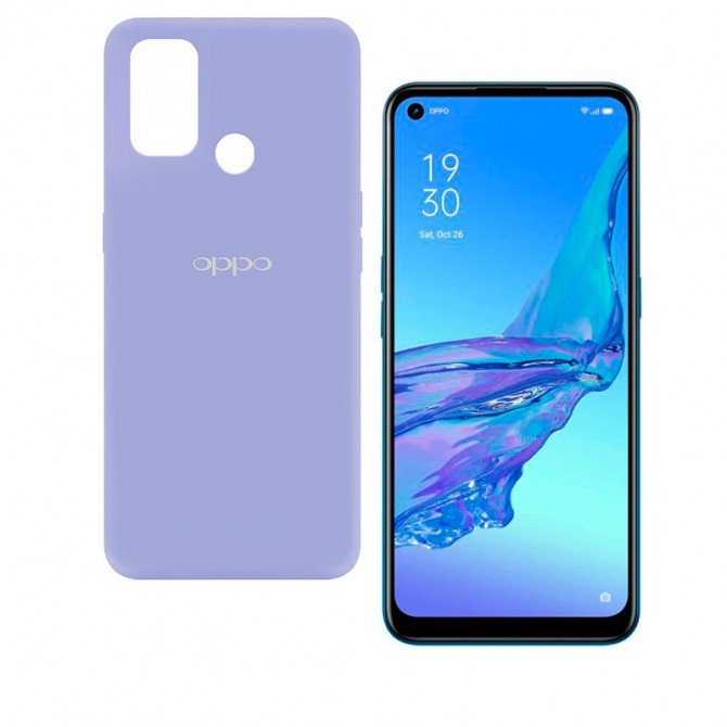 Чохол Original Soft Case Oppo A53/A32/A33 Бузковий FULL-3