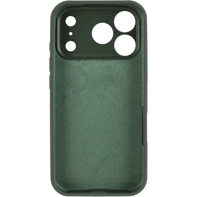Силиконовый чехол для iPhone 17 Pro Cyprus Green FULL (NO LOGO)-2