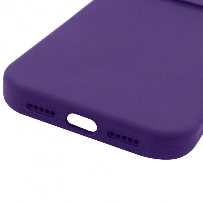 Cиликоновый чехол для iPhone 16 Plus Elderberry FULL-3
