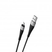 Кабель Borofone BX32 Munificent Lightning Black 1m Кабель Borofone BX32 Munificent Lightning Black 1m