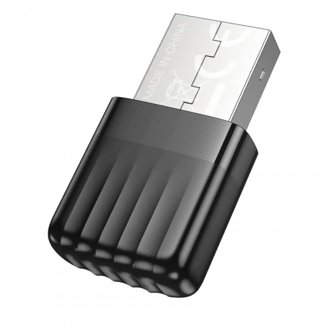 Адаптер Wi-FI Hoco HI33 WiFI5 USB internal antenna wireless network card Black-2