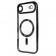 Силиконовый чехол SHINING with MagSafe для iPhone 17 Air Черный (матовый)