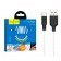 USB Кабель Hoco X21 Plus Silicone Type-C Black/White 1m