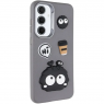 Чехол TPU Leather Toys для Xiaomi Redmi 13C / Poco C65 (Monster / Grey)