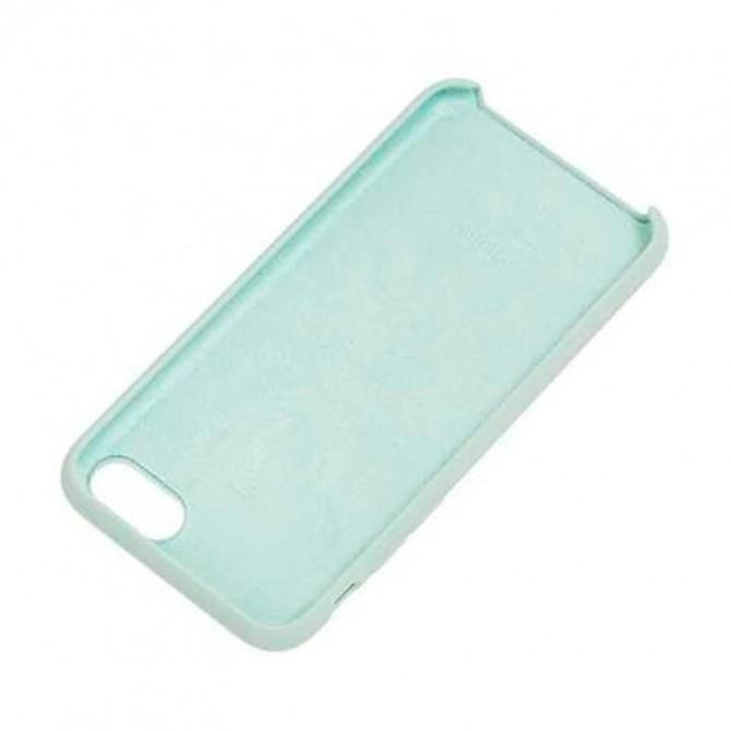 Оригинальный силиконовый чехол для iPhone 7/8 Светло Бирюзовый-1