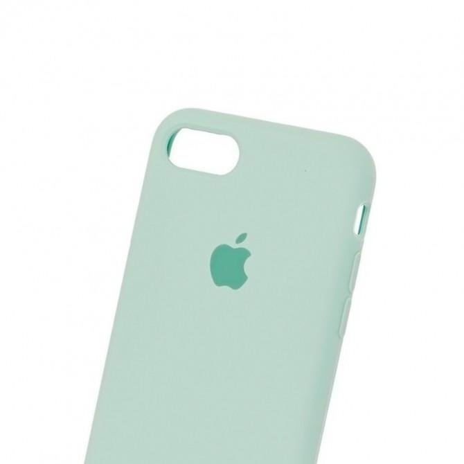 Оригинальный силиконовый чехол для iPhone 7/8 Светло Бирюзовый-2