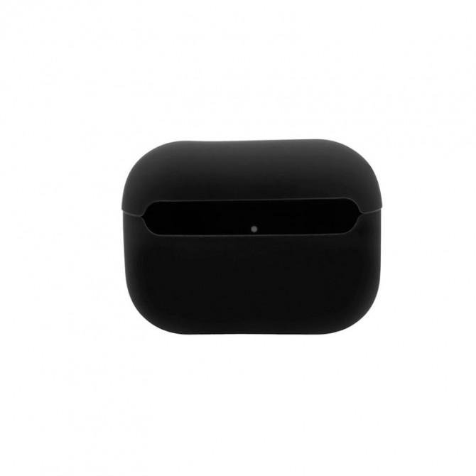 Чехол U-Like Silicone Protective Case For Airpods 4 SLIM Black-1