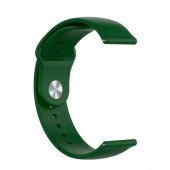 Ремінець універсальний силіконовий Semi-twill 22mm Темно Зелений Ремінець універсальний силіконовий Semi-twill 22mm Темно Зелений
