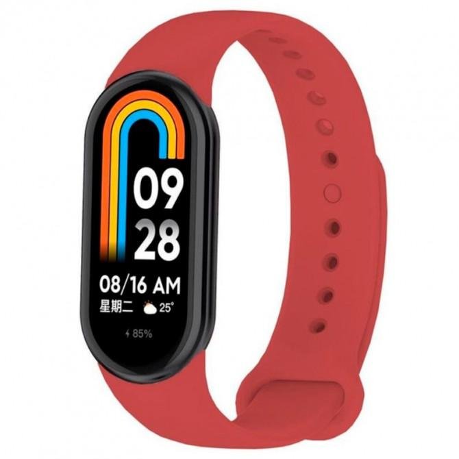 Ремінець для браслета Mi Band 8/9 (Silicon) Dark Red