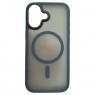 Чехол Matt Soft Frame Case для iPhone 17 Синий