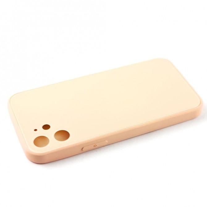 Чехол TPU Glass LV для iPhone 12 mini Бежевый-2