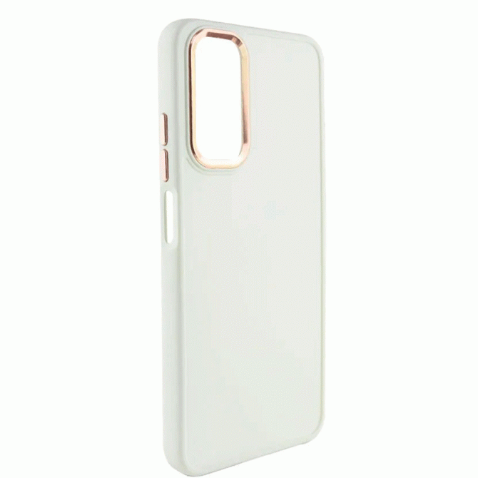 TPU чохол Bonbon Metal Style для Samsung Galaxy A54 5G Білий