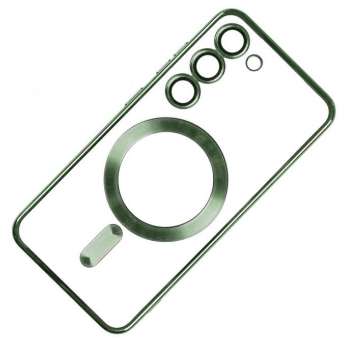 Силиконовый чехол SHINING with MagSafe для Samsung Galaxy S23 Green-2