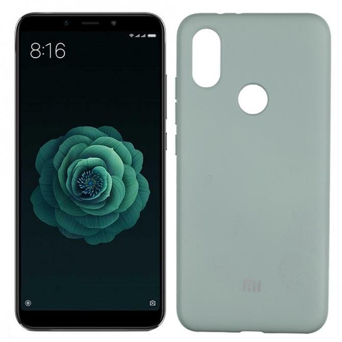 Чехол Soft Case для Xiaomi Mi6x/Mi A2 Светло Голубой FULL