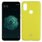 Чехол Soft Case для Xiaomi Mi6x/Mi A2 Ярко Жёлтый FULL