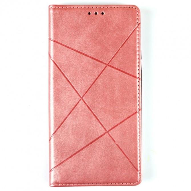 Чохол-книжка Lines Leather for Samsung A325 Galaxy A32 Pink
