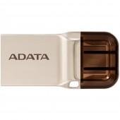 Флеш пам'ять ADATA USB 64Gb UC370 USB-C OTG Золотий USB 3.1