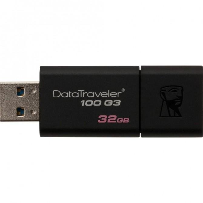 Флеш пам'ять Kingston USB Flash 32GB DataTraveler 100 G3 USB 3.0-1