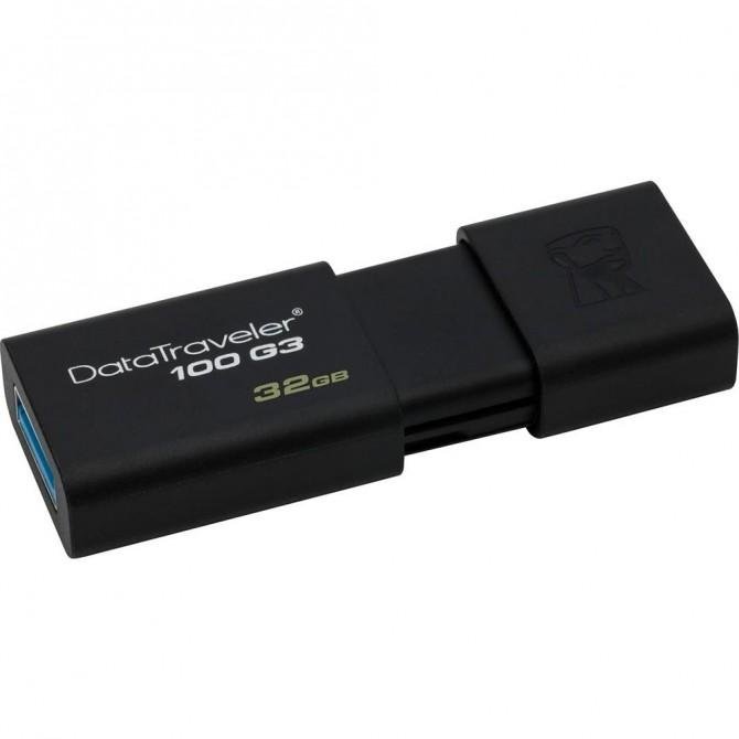 Флеш пам'ять Kingston USB Flash 32GB DataTraveler 100 G3 USB 3.0-2