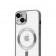 Силиконовый чехол SHINING with MagSafe для iPhone 14 Серебрянный