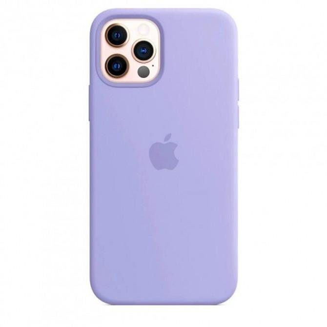 Чехол силиконовый для iPhone 12 /12 Pro Лиловый