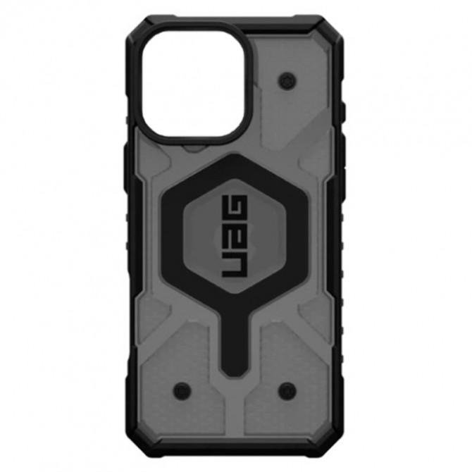 Чехол TPU+PC UAG Pathfinder MAG CLEAR для Apple iPhone 16 Pro All Black-1