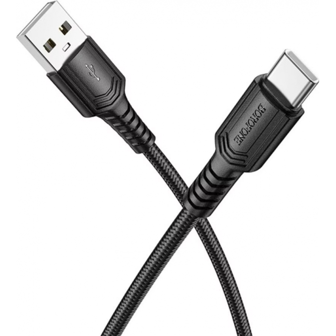 Кабель USB Borofone BX116 Certain Type-C Black 1m