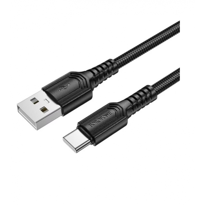 Кабель USB Borofone BX116 Certain Type-C Black 1m-1