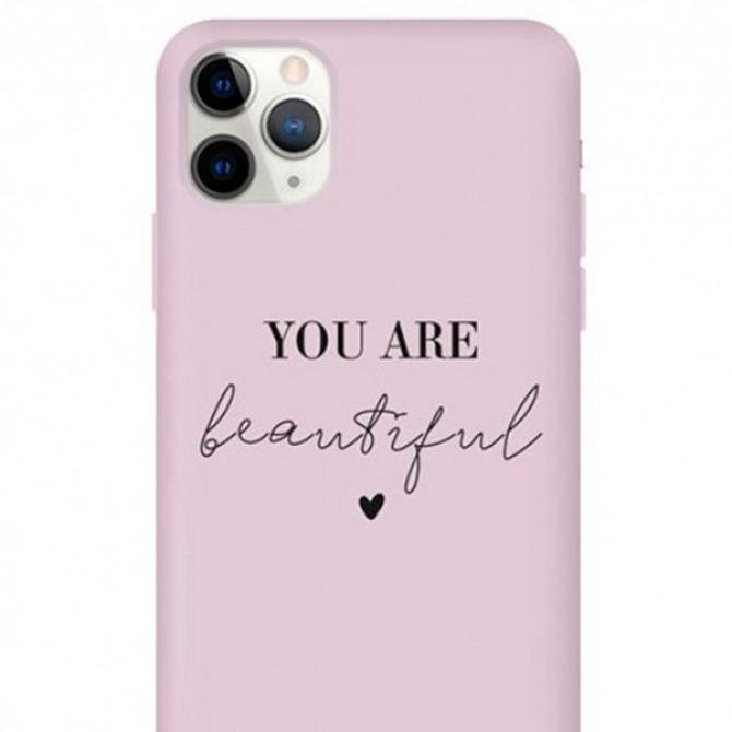 Чехол Pump Silicone Minimalistic Case for iPhone 13 Pro Max You Are Beautiful-2