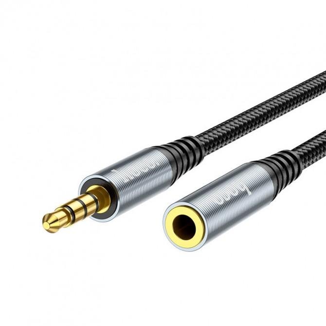 Кабель AUX Hoco UPA20 2m Metal Grey-1