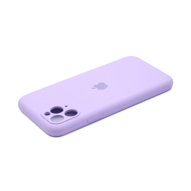 Оригінальний силіконовий чохол для iPhone 11 Pro Лавандовий FULL (with camera protection)-3