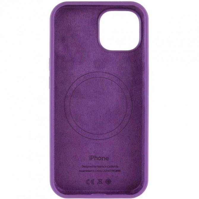 Чехол силиконовый MagSafe для Apple iPhone 12 Violet-2