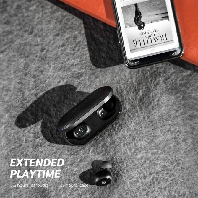 Беспроводные наушники SoundPeats True Free Plus Чёрный-1