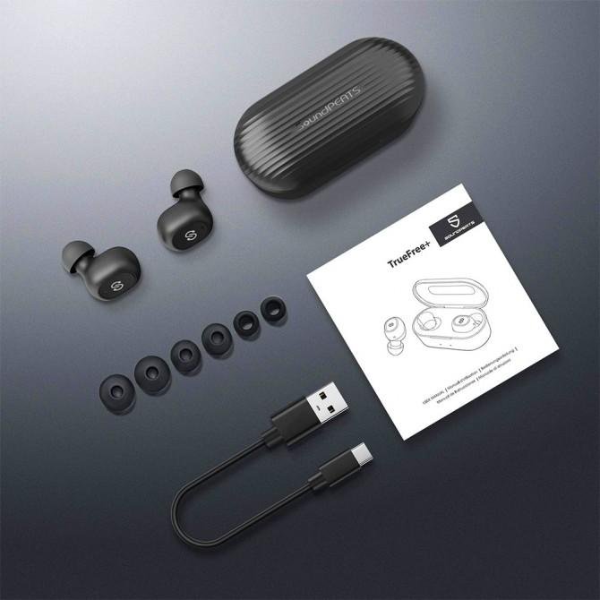 Беспроводные наушники SoundPeats True Free Plus Чёрный-2